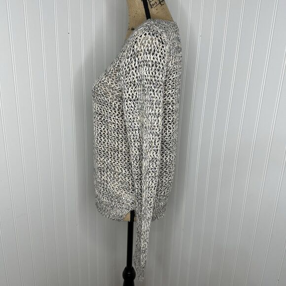 Old Navy Loose Open Knit Sweater Womens Sz L Coastal Beach Classic Fall Layer - Picture 3 of 12